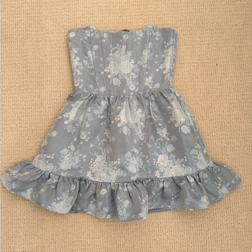 V. Chapman Lace up back Mini Dress - Picture 6 of 10